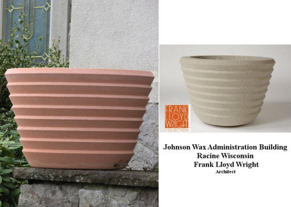 Johnson Wax Building Vase By Frank Lloyd Wright Sculpture